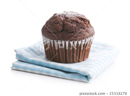 The tasty chocolate muffin. 25318278