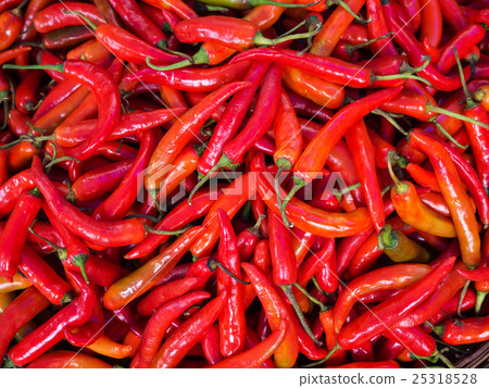 Red chillies for sale at market,Thailand Red chillies for sale at market,Thailand 25318528