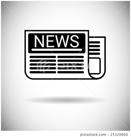 Newspaper Web Icon News Paper Black Newspaper Web Icon News Paper Black 25320668