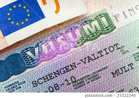 Schengen visa of Finland on the page of the passpo Schengen visa of Finland on the page of the passpo 25322240