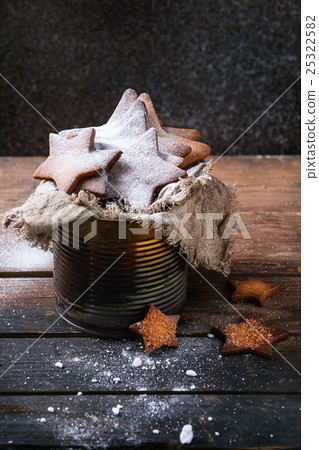 Shortbread star shape sugar cookies Shortbread star shape sugar cookies 25322582