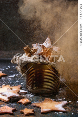 Shortbread star shape sugar cookies Shortbread star shape sugar cookies 25322593