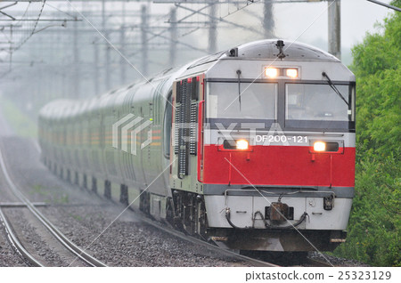 Chitose Line Shimamatsu - Kitahiroshima JR Freight DF 200 - 121 + JR East E26 Series Cassiopeia Travel 25323129