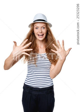 Hand counting - ten fingers 25323206