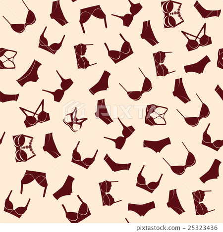 Background  of  fashion Women of bras and pants 25323436