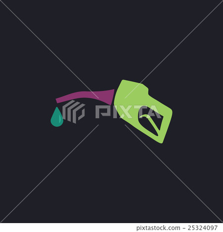 Gasoline pump nozzle computer symbol 25324097