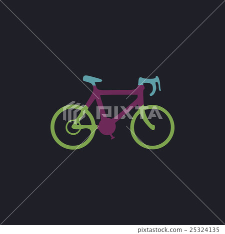 Bicycle icon computer symbol - Stock Illustration [25324135] - PIXTA