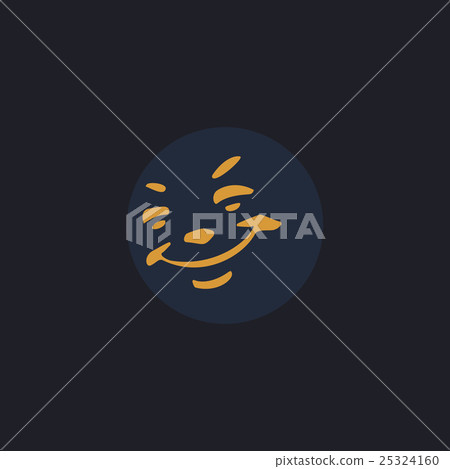 Happy face computer symbol 25324160