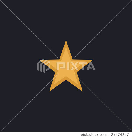 Clasic star computer symbol 25324227