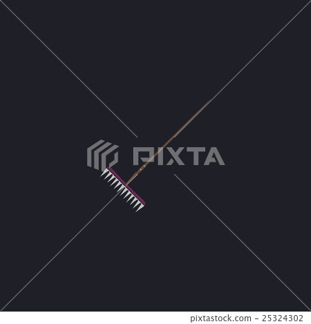 Rake computer symbol 25324302