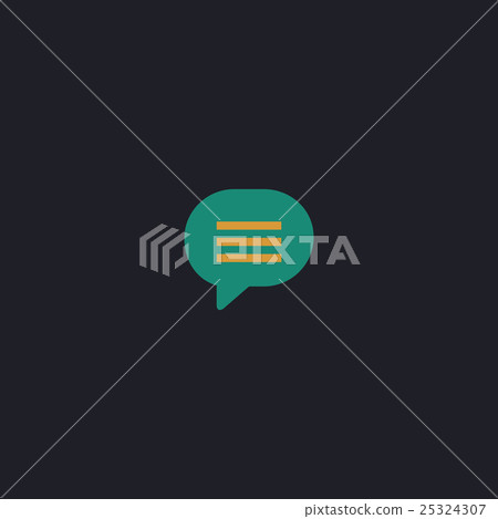 Speech bubble computer symbol Speech bubble computer symbol 25324307