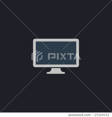 Monoblock PC computer symbol Monoblock PC computer symbol 25324312