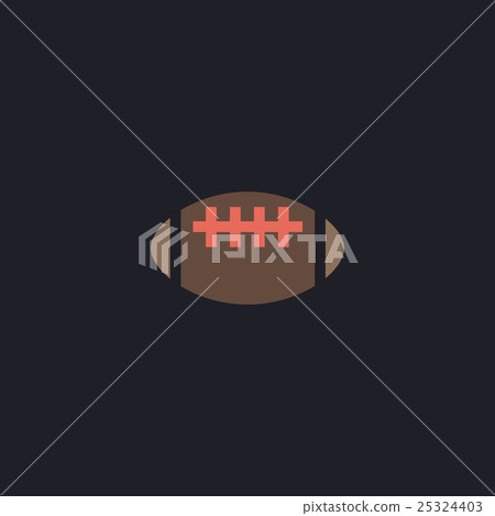 Rugby ball computer symbol Rugby ball computer symbol 25324403