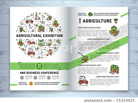 Agricultural Exhibition business brochure design 25324425