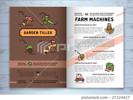 Garden tiller and farm machines agricultural 25324427