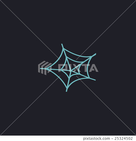 Spiderweb computer symbol Spiderweb computer symbol 25324502