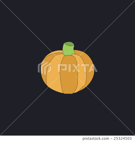 Pumpkin computer symbol 25324503