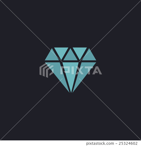 Diamond computer symbol Diamond computer symbol 25324602
