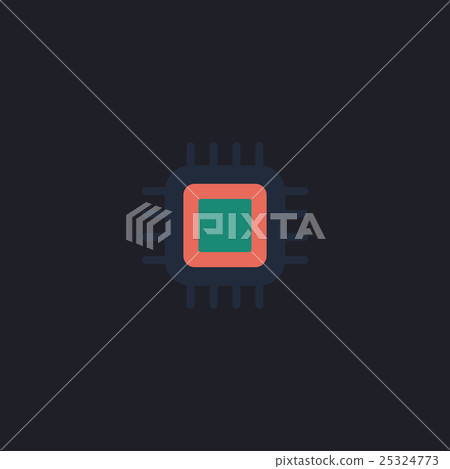 cpu computer symbol cpu computer symbol 25324773