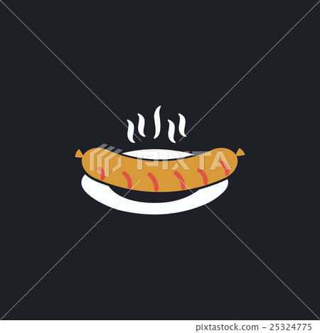 Sausage computer symbol Sausage computer symbol 25324775