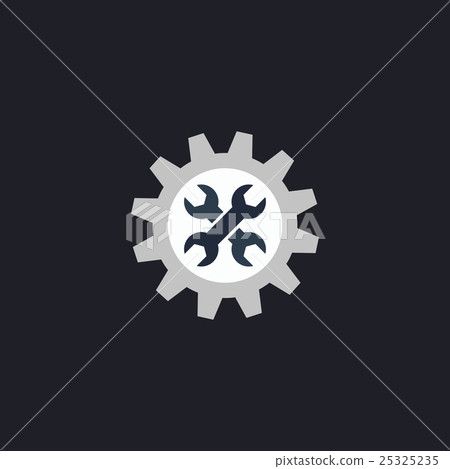 Service computer symbol - Stock Illustration [25325235] - PIXTA