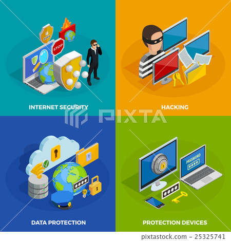 Data Protection Concept Icons Set  25325741