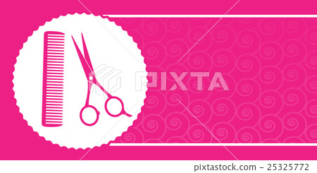 barbershop business card with scissors and comb barbershop business card with scissors and comb 25325772