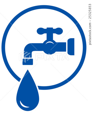 faucet with water drop 25325853