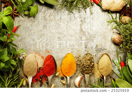 Herbs and spices selection 25325919