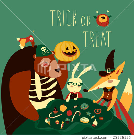 Animals in Halloween costume Animals in Halloween costume 25326135