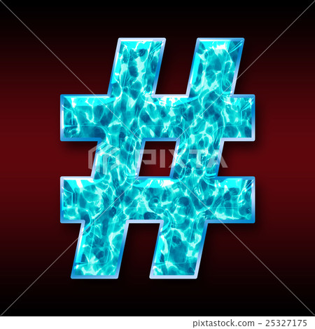 Colorful 3D font on dark background: punctuation (high resolution 3D CG rendering ∕ coloring illustration) 25327175