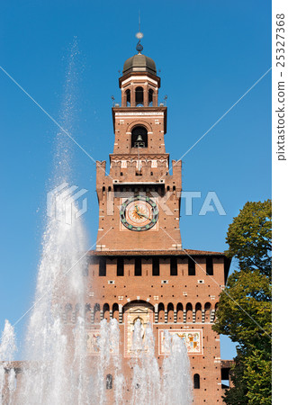 Sforza Castle in Milan Italy - Castello Sforzesco 25327368