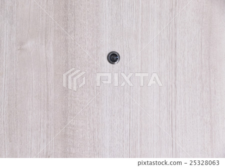 Door lens peephole security on wooden texture Door lens peephole security on wooden texture 25328063