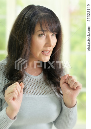 Senior woman gestures 25328149