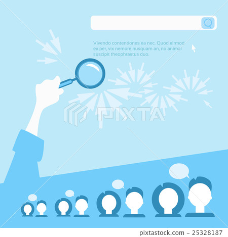 Hand Hold Magnifying Glass Search Bar Information Hand Hold Magnifying Glass Search Bar Information 25328187