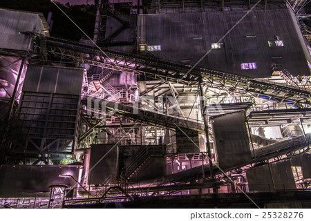 工廠在奧多摩夜景 25328276