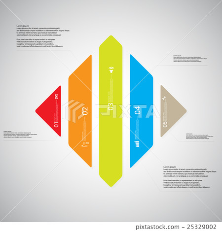 Rhombus illustration template  25329002