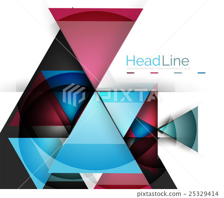 Triangle abstract background 25329414