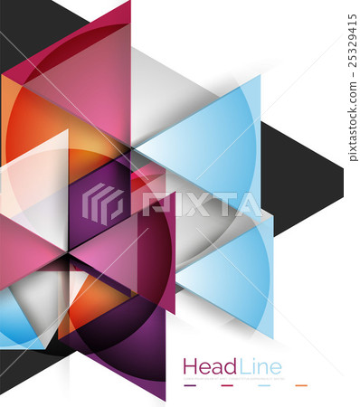 Triangle abstract background 25329415