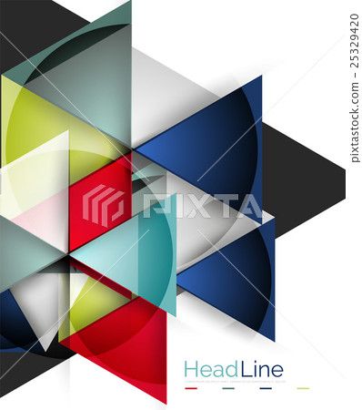 Triangle abstract background Triangle abstract background 25329420