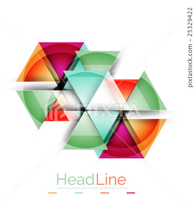 Triangle abstract background Triangle abstract background 25329422