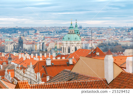 Prague. Aerial view of the city. 25329452