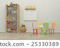 kids game room interior image. 3D Rendering 25330389