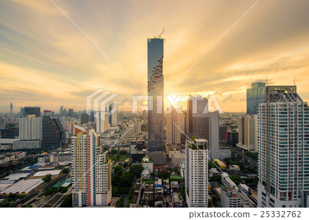 Bangkok skyscraper during sunrise, Thailand Bangkok skyscraper during sunrise, Thailand 25332762