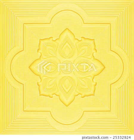Patterns on the ceiling gypsum sheets 25332924