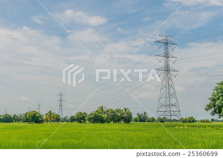 Abstract soft blurred and soft focus high voltage Abstract soft blurred and soft focus high voltage 25360699