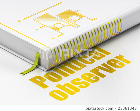 Political concept: book Election, Political 25361348