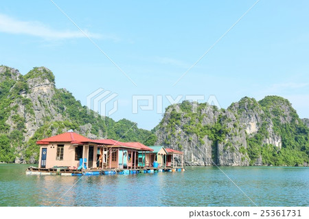 Water houses in Halong Bay, Vietnam 25361731