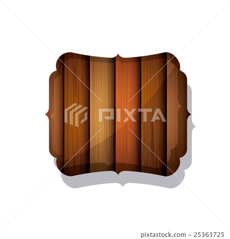 Wood and striped brown frame design 25363725