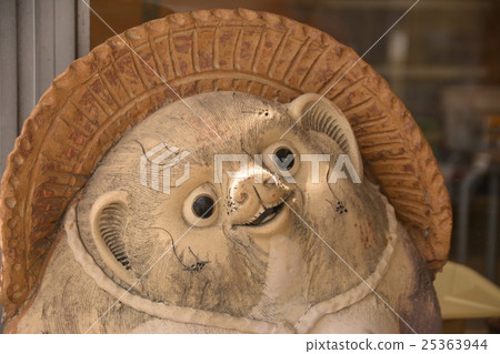 Whitish Shigaraki Raccoon (Face Up) Shiga Prefecture · Shigaraki 25363944
